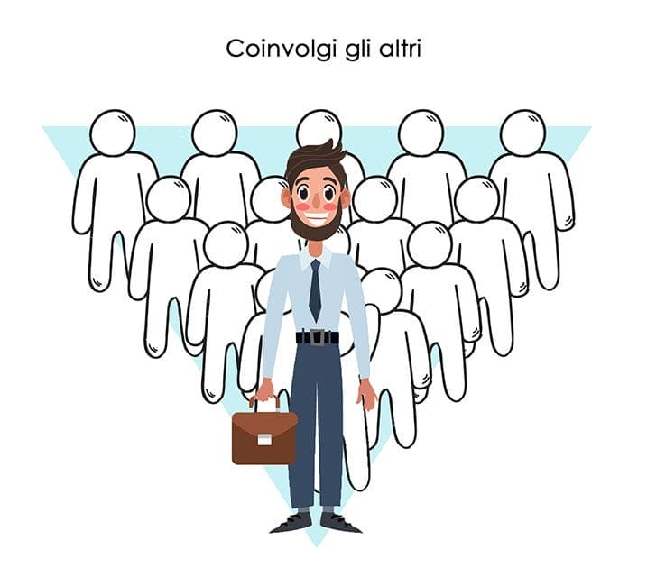 essere leader - coinvolgere gli altri