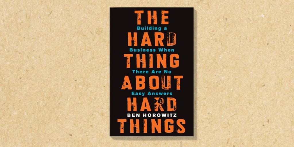 the hard thing about hard things - libro