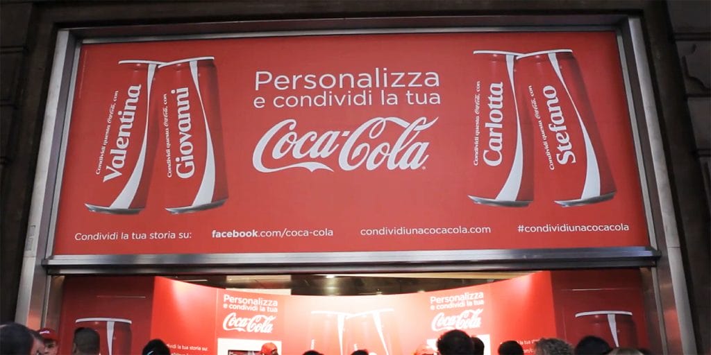 customer experience - personalizzazione coca cola