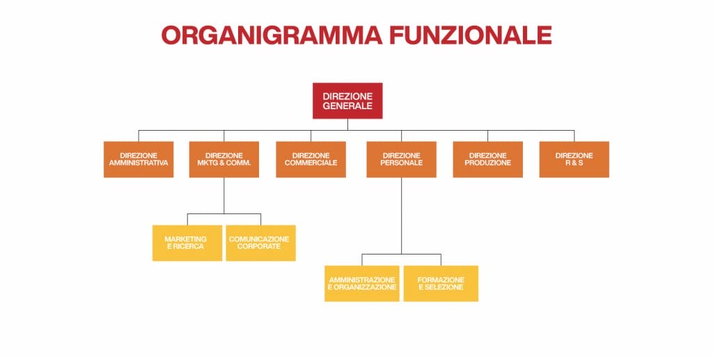 organigramma aziendale modello funzionale
