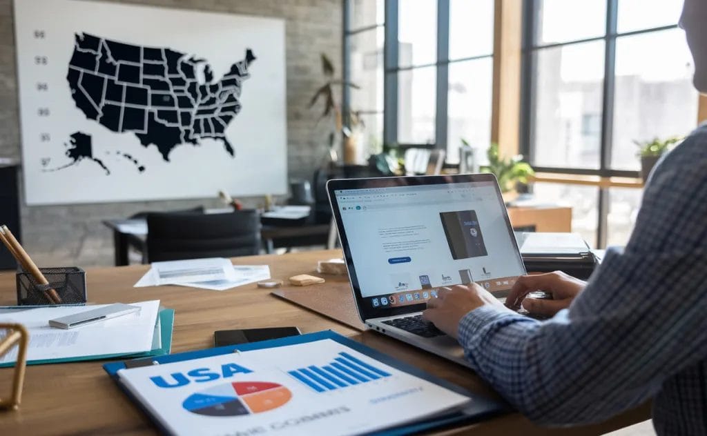 vendere in america online